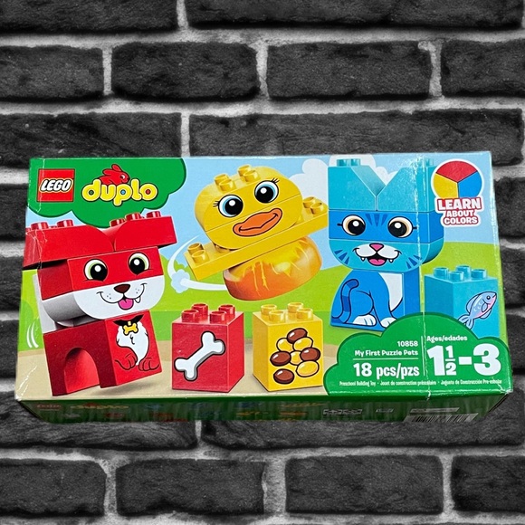 New in Box LEGO DUPLO My First Puzzle Pets Building Blocks (18 Pieces) - Picture 1 of 2